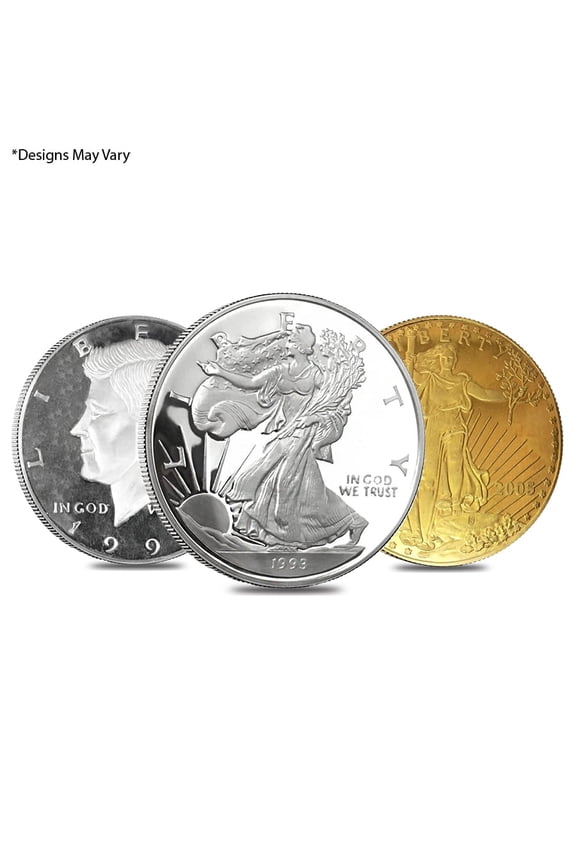 8 oz Silver Generic Rounds .999 Fine