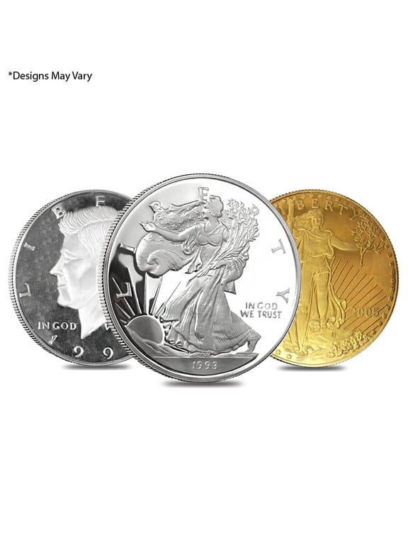 8 oz Silver Generic Rounds .999 Fine
