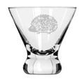 thumbnail image 1 of 8 oz Stemless Martini Cocktail Glass Cosmopolitan Margarita Fancy Hedgehog, 1 of 1