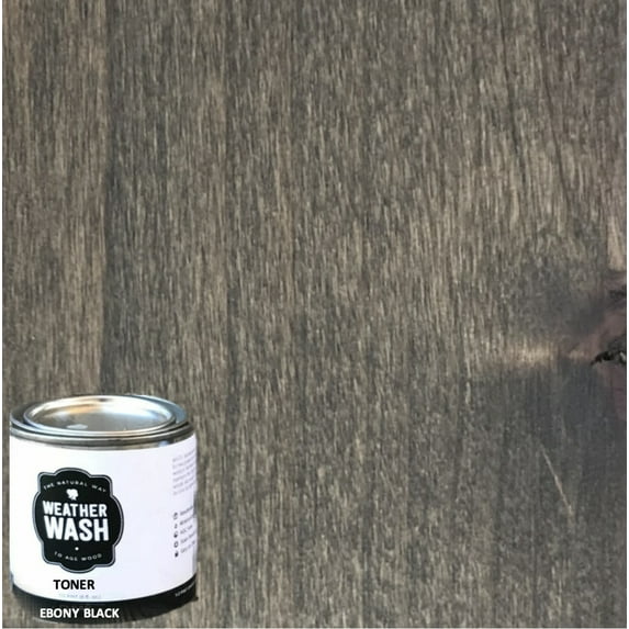 8 oz. Weatherwash Ebony Black Oil Toner Oil-Based Interior Wood Stain