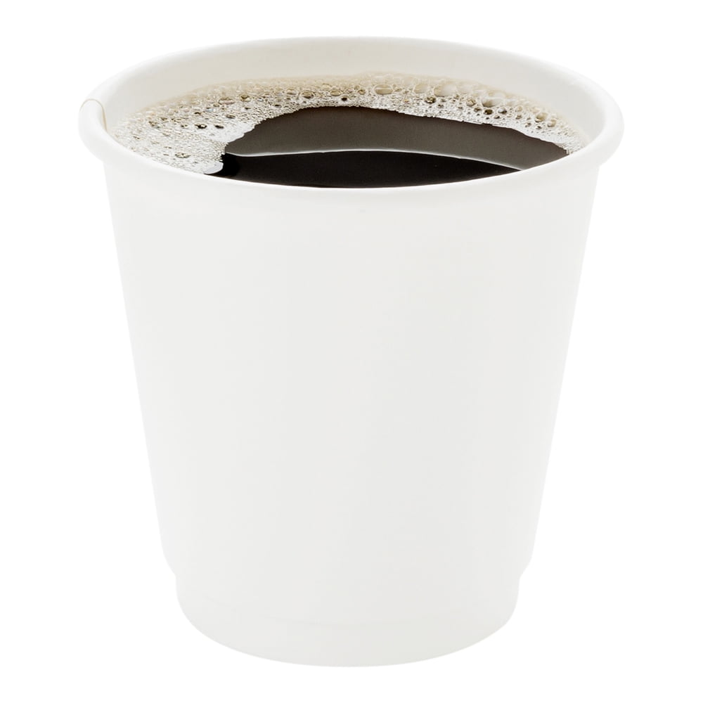16 ounces Black Disposable Double Wall Coffee and Tea Cup 500 count box