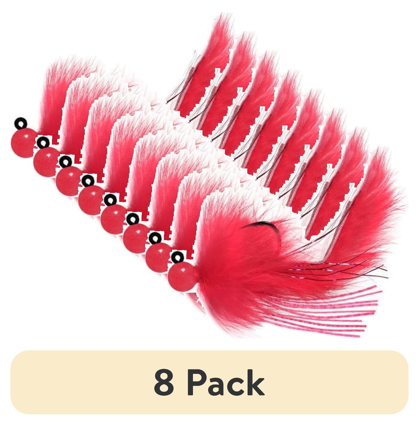 (8 pack) AEROJIG SALMON TWITCHING JIG - PINK 1/2 OZ