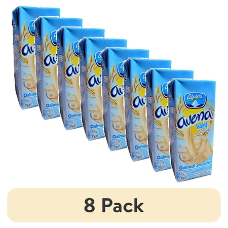 (8 pack) Alpina Light Oatmeal Smoothie, 6.7 oz