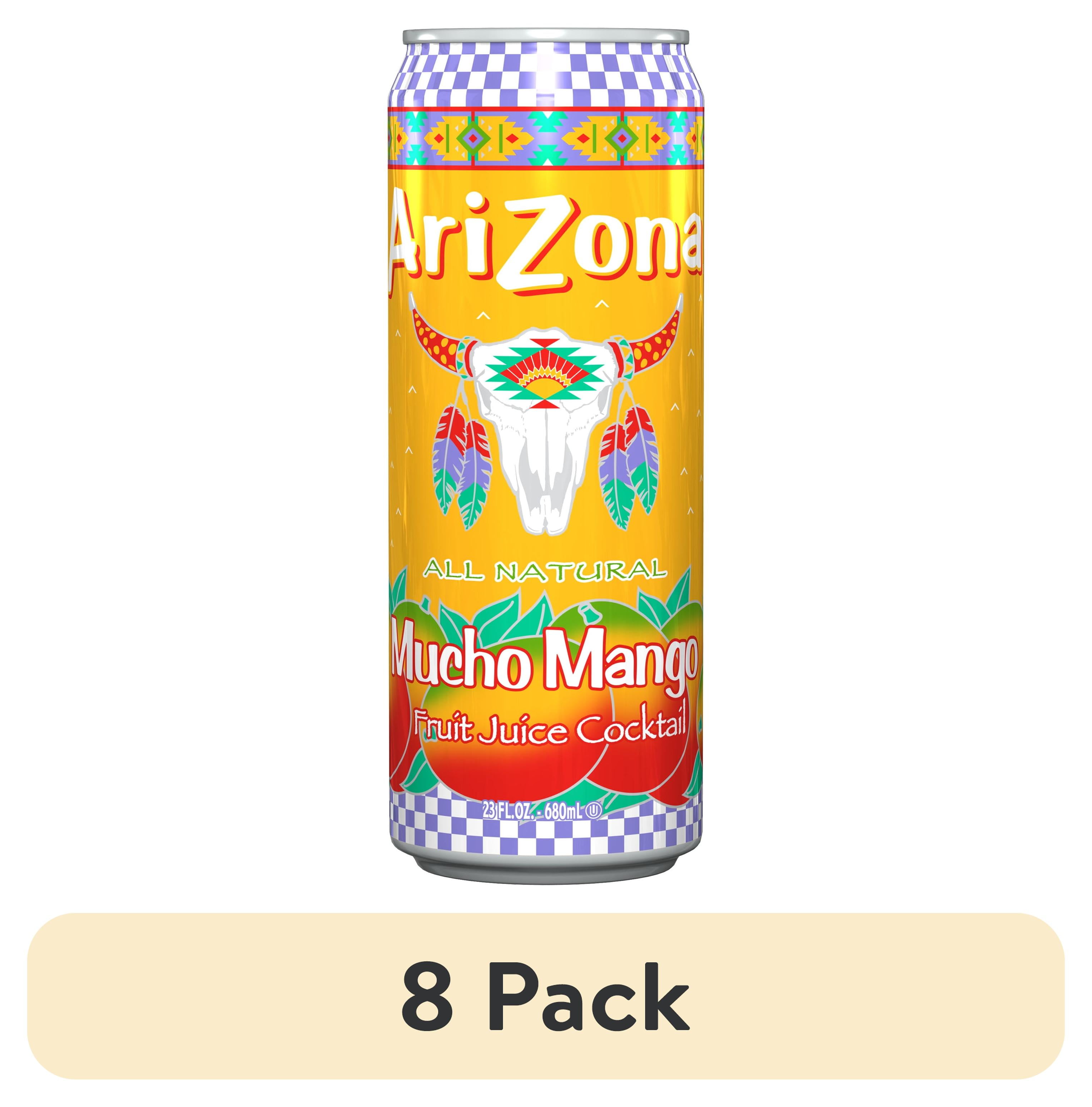(8 pack) Arizona Mucho Mango Fruit Juice Cocktail, 22 Fl. Oz.