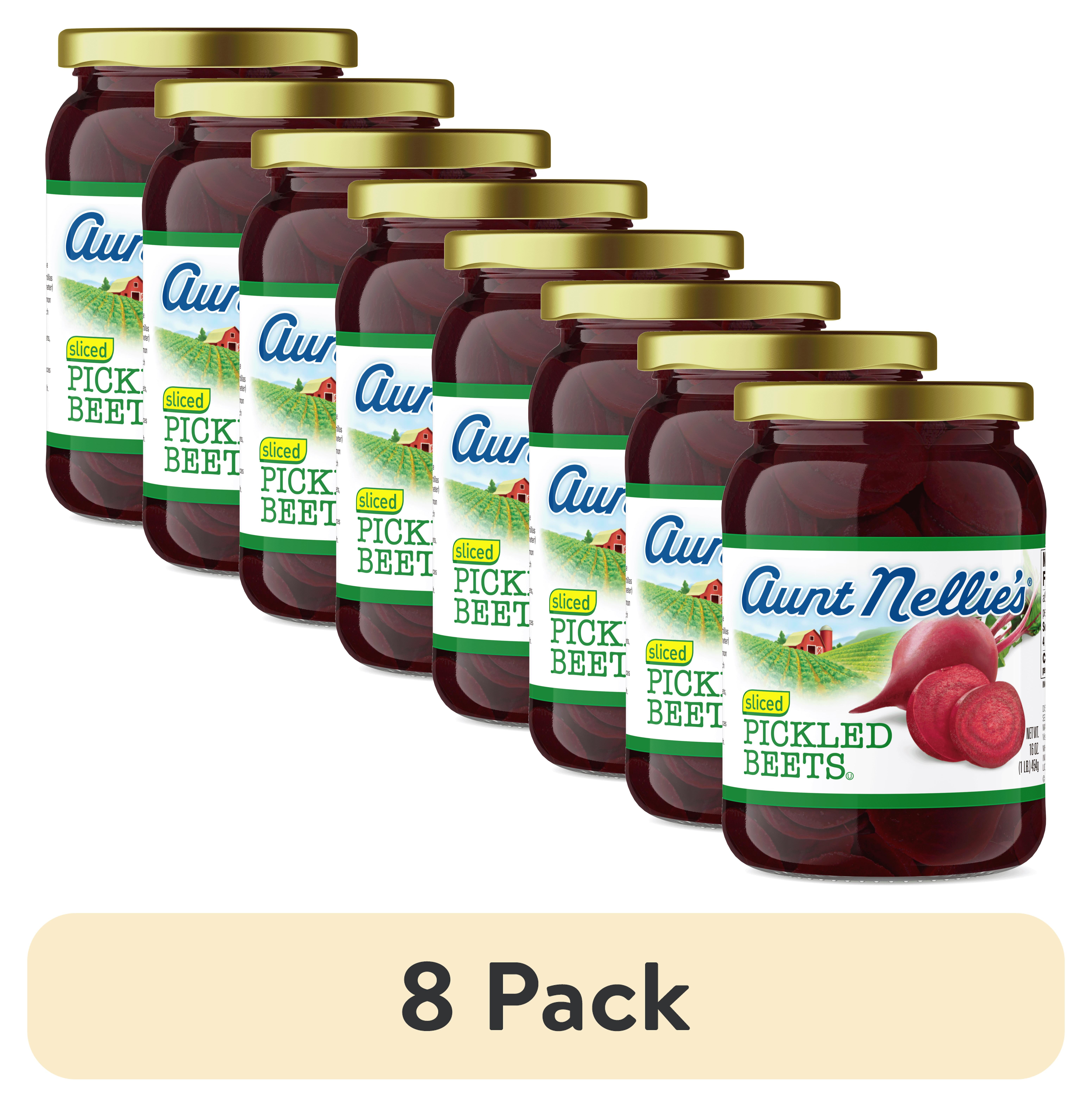 (8 pack) Aunt Nellie's Sliced Pickled Beets, 16 oz