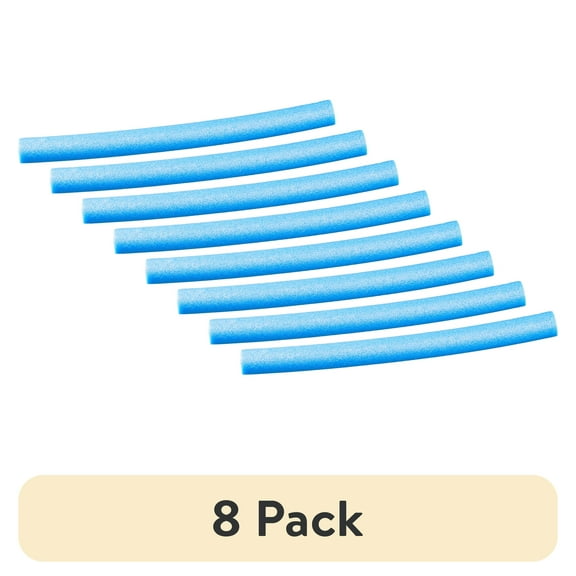 (8 pack) Big Joe Mega Swim Noodle Pool Noodle (Single Unit), Blue, 48 inches long