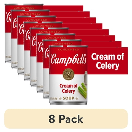 (8 pack) Campbell's Condensed Cream of Celery Soup, 10.5 oz Can
