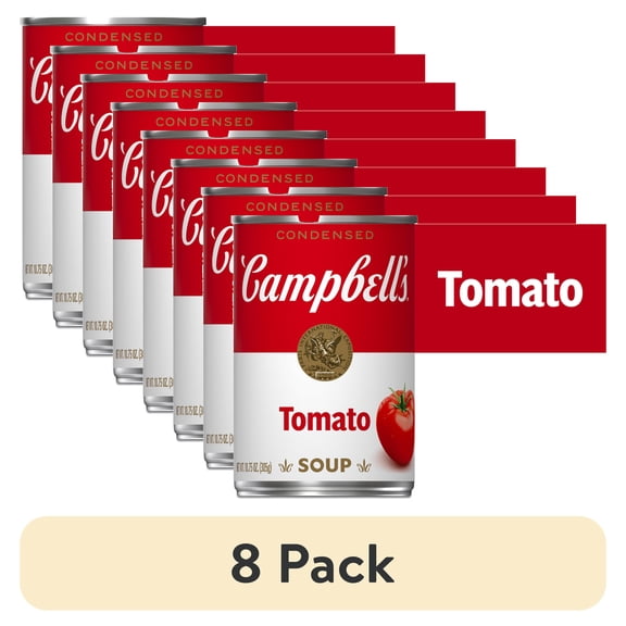 (8 pack) Campbell's Condensed Tomato Soup, 10.75 oz Can