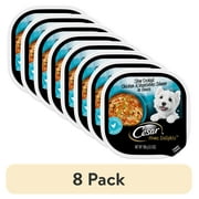 8 pack Cesar Home Delights Adult Wet Dog Food, Slow Cooked Chicken & Vegetables Dinner in Sauce, 24 Count