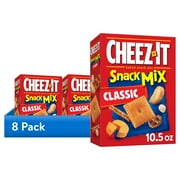 (8 pack) Cheez-It Classic Snack Mix, Lunch Snacks, 10.5 oz
