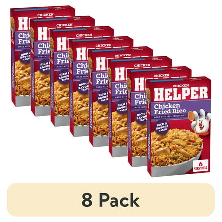 (8 pack) Chicken Helper Chicken Fried Rice Made with Real Vegetables, 7 Ounces Box