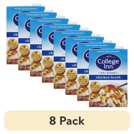 (8 pack) College Inn Chicken Broth, 48 oz Carton