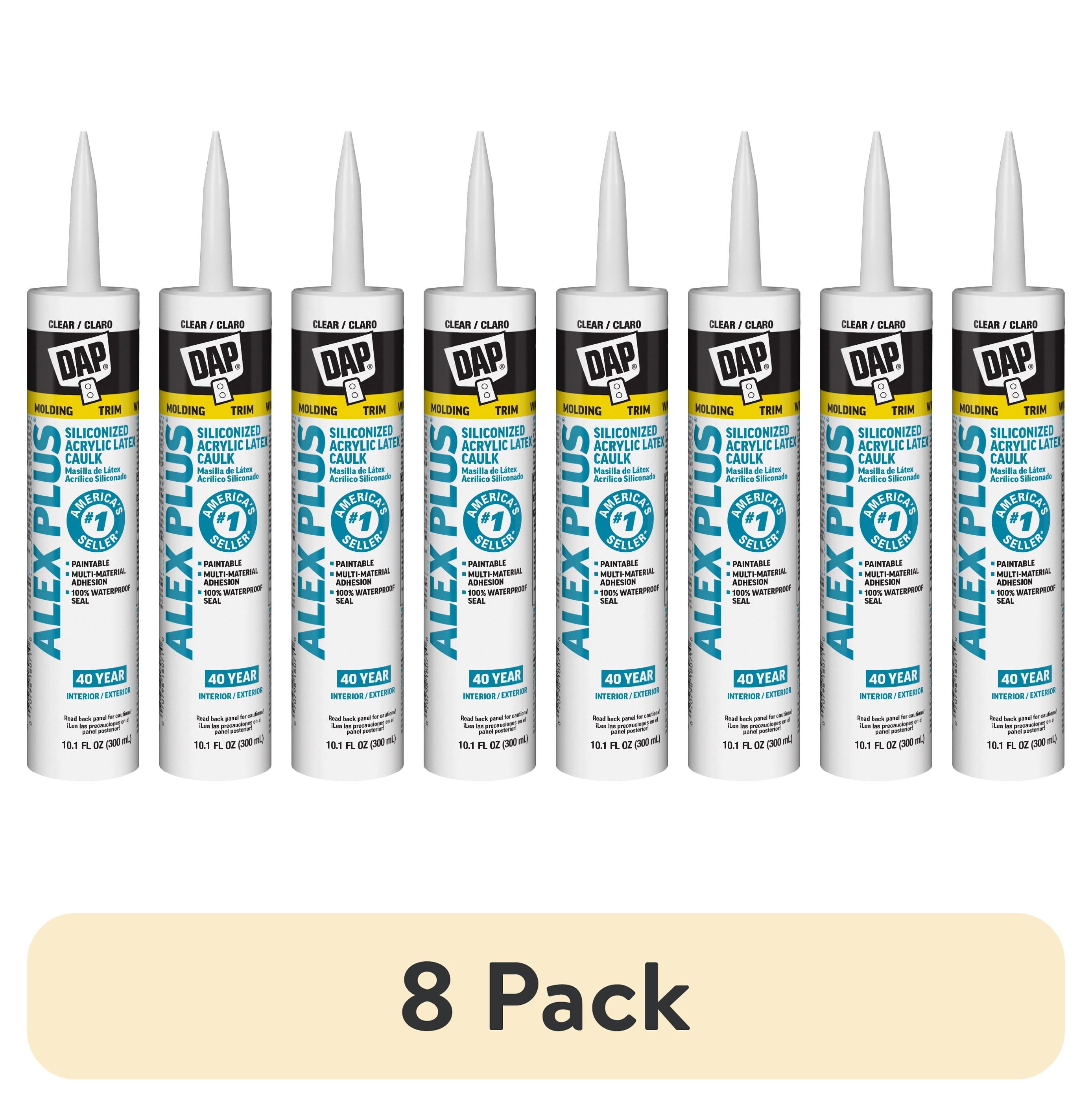 me 8 Pack) DAP Alex plus 10.1 Oz Clear All Purpose Acrylic