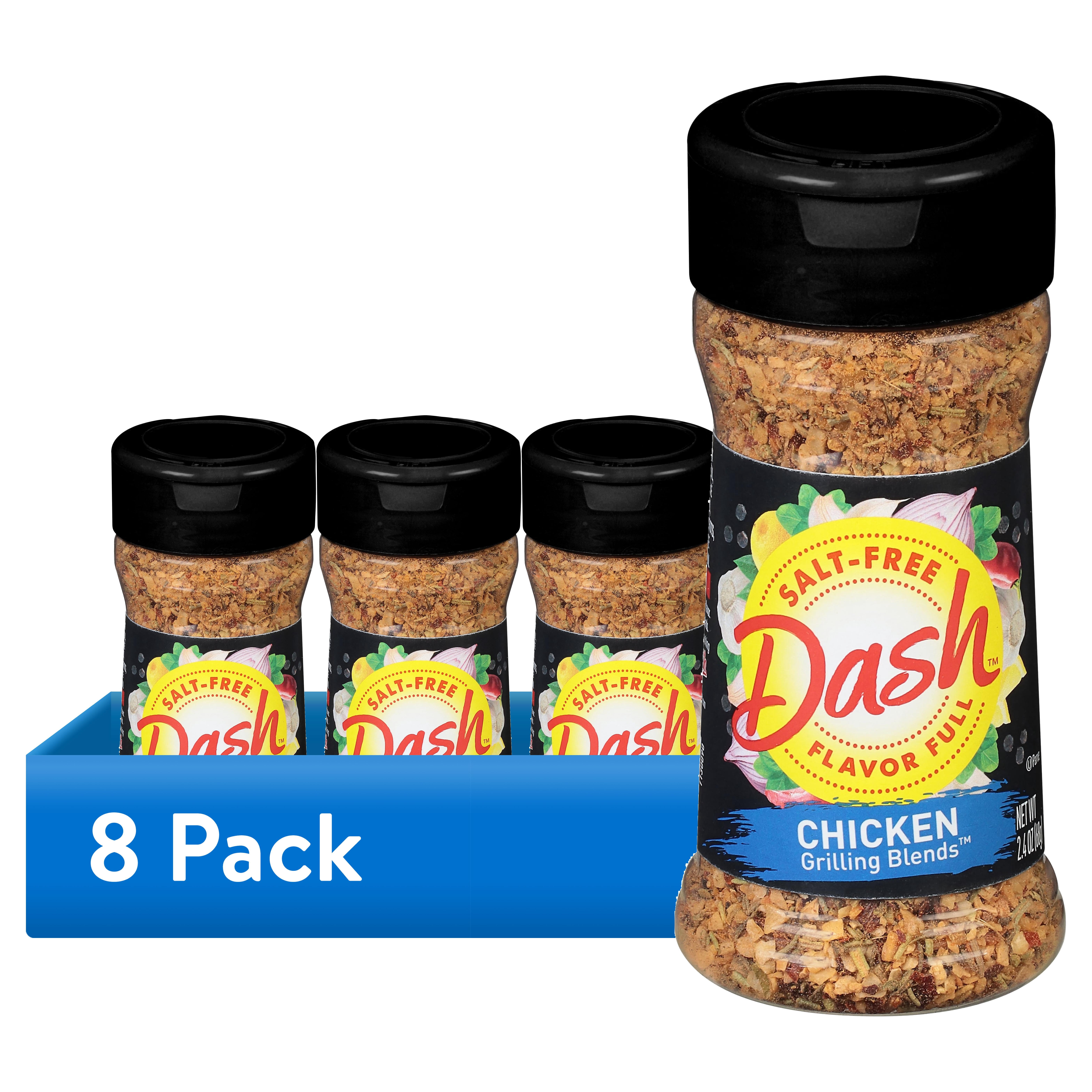 (8 pack) Dash Chicken Grilling Blends, Salt Free, 2.4 oz