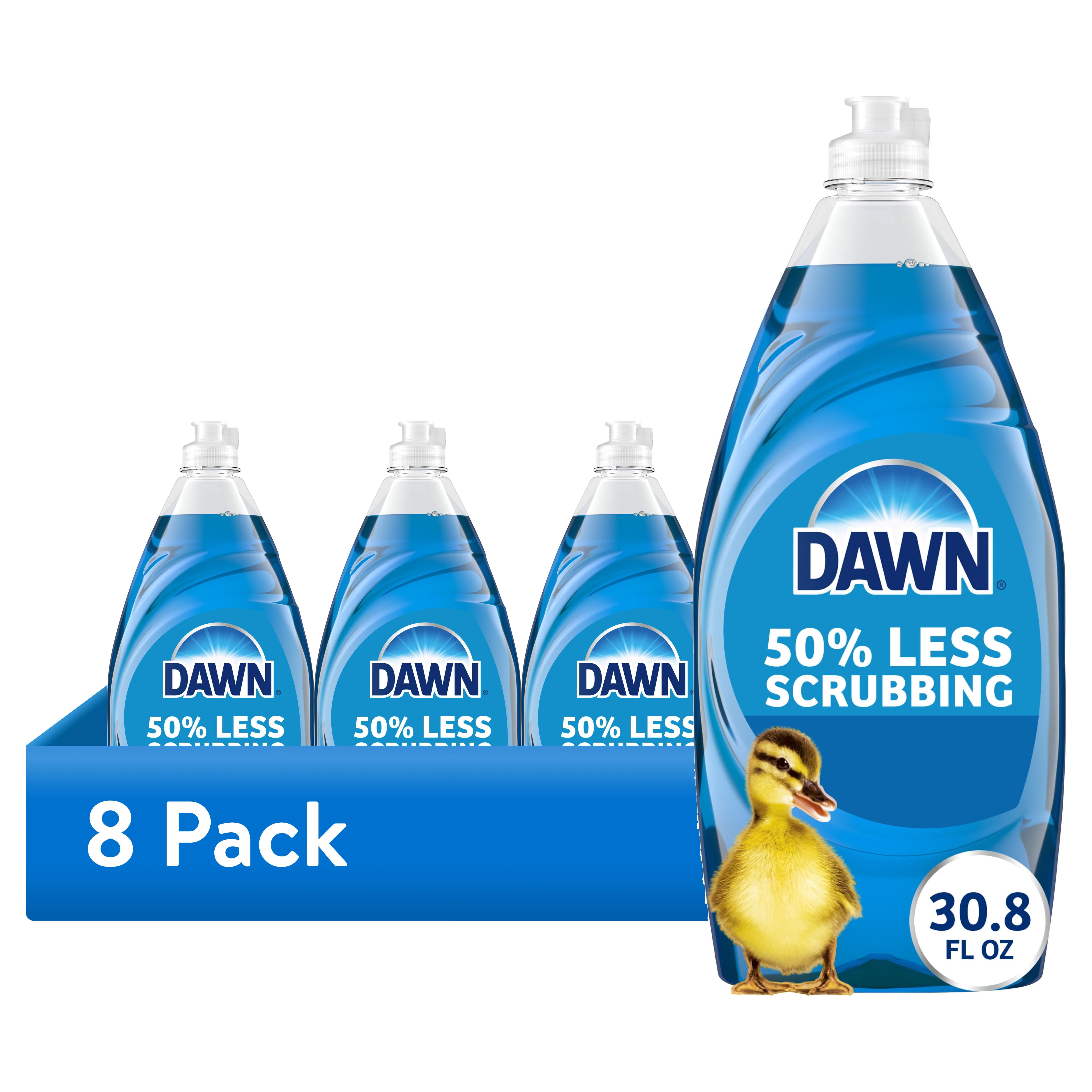 (8 pack) Dawn Ultra Dish Soap Liquid, Dishwashing Liquid, Grease Removal, Original, 30.8oz