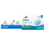8 pack Dove Beauty Bar Soap For Clean, Moisturized Skin, Antibacterial Care, Removes 99% Bacteria, 3.75 oz 4 Bars