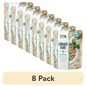 (8 pack) Earthly Choice Nature's Garbanzo Beans Bag Gluten Free, 10 oz