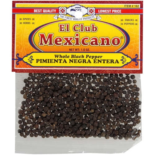 (8 pack) El Club Mexicano Black Pepper, 1 oz