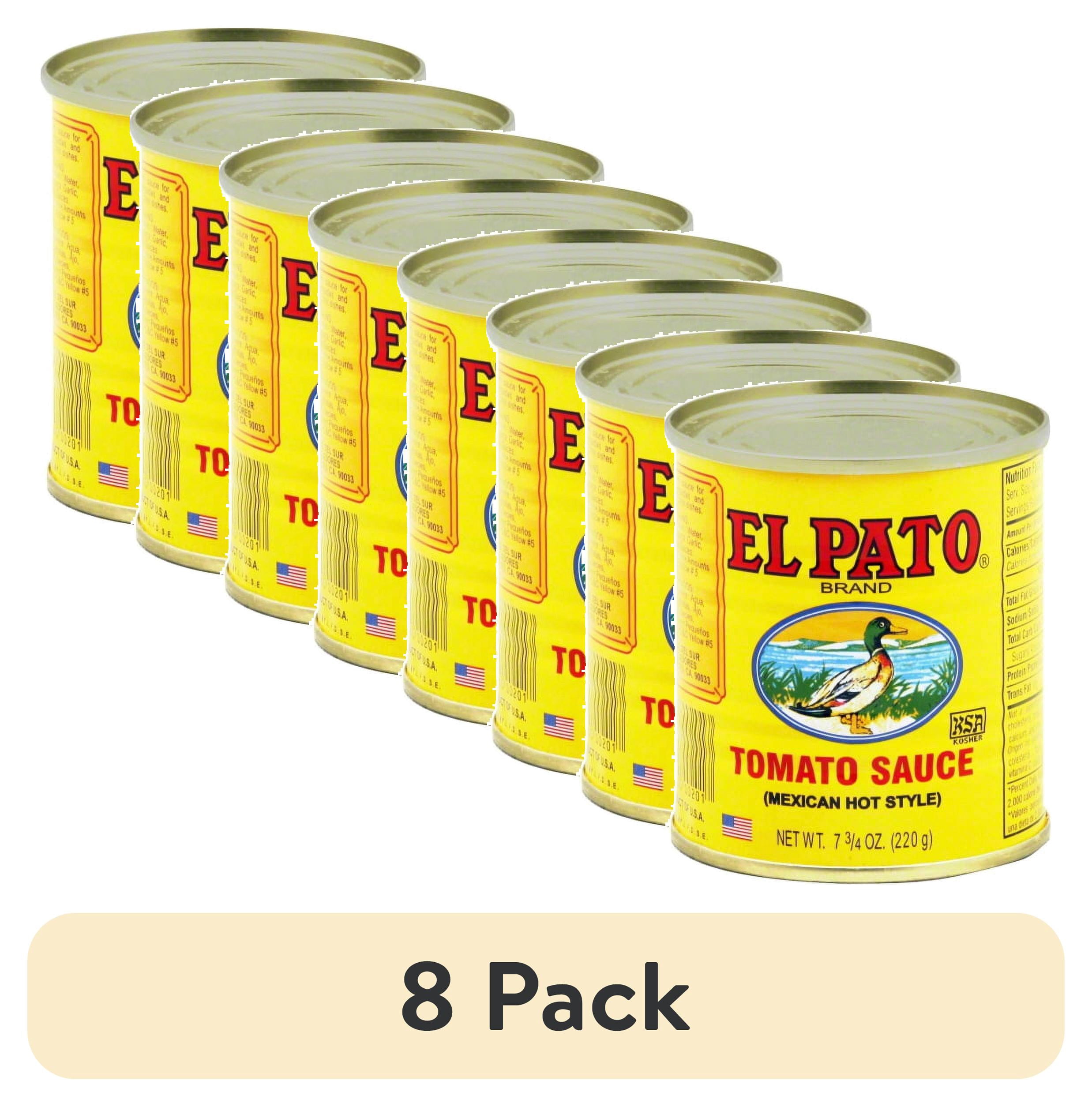 (8 pack) El Pato Mexican Hot Style Tomato Sauce, 7.75 oz