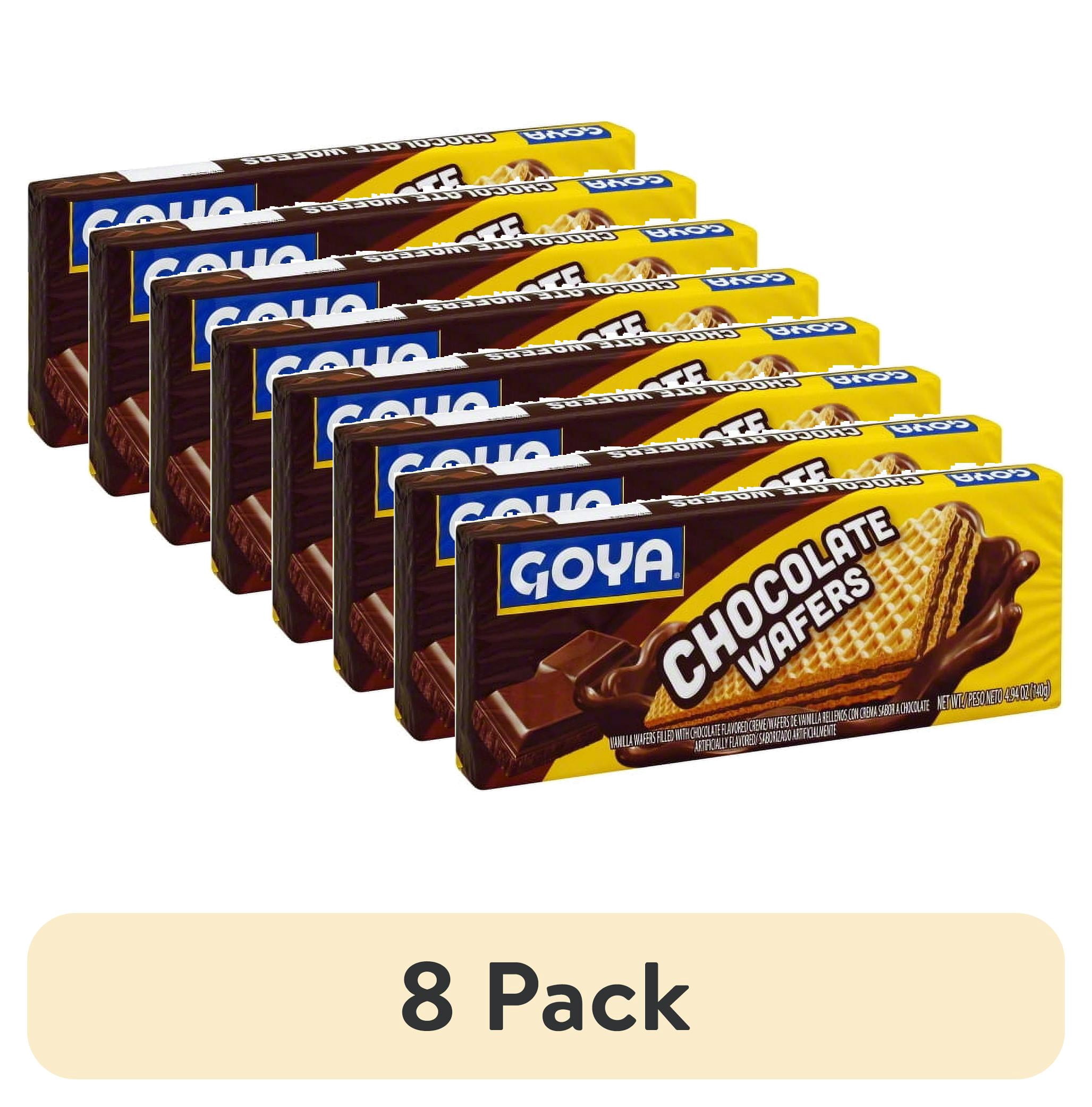 (8 pack) GOYA Chocolate Wafers 4.94 Oz