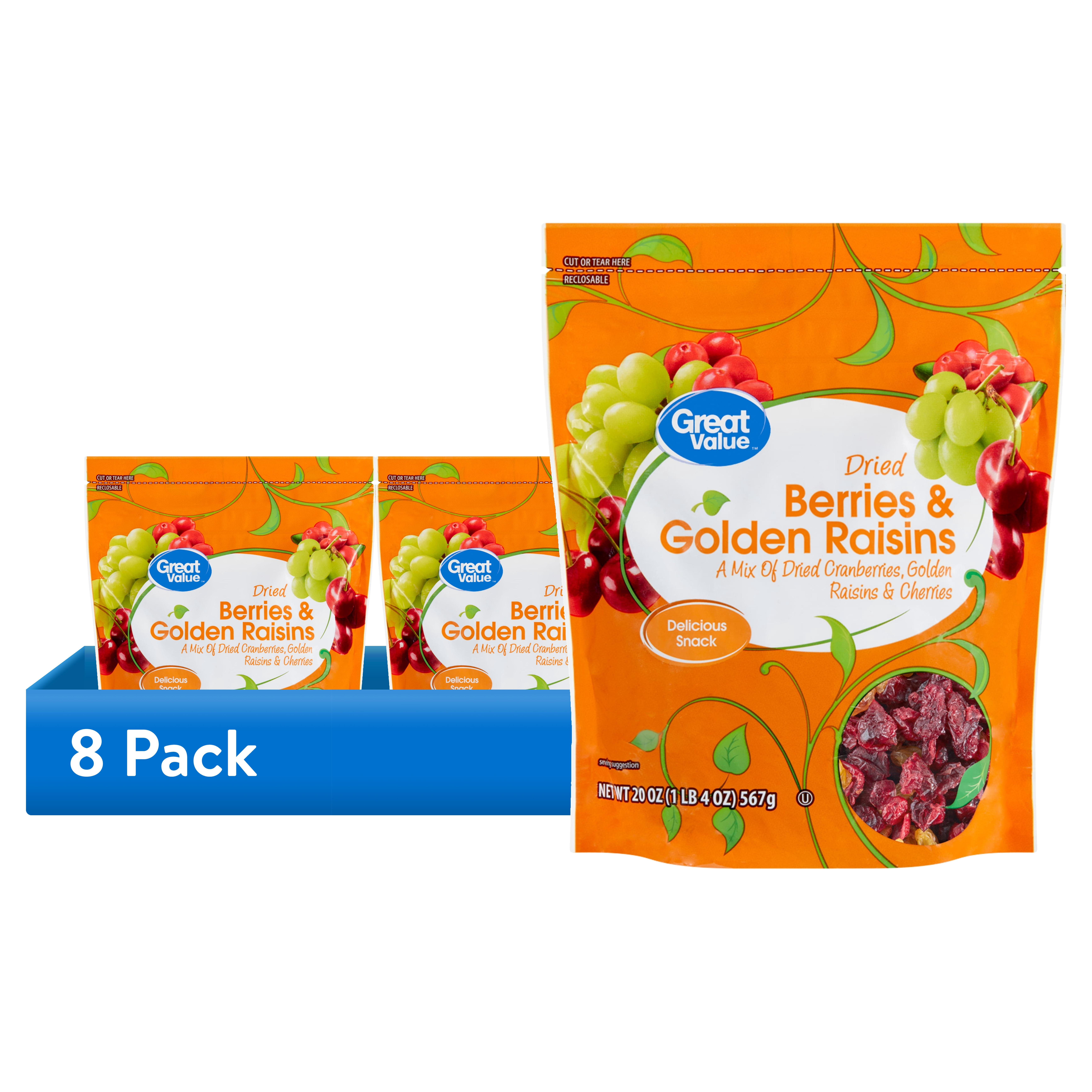 (8 pack) GV 8/20oz Berries & G.Raisins, Prop 65