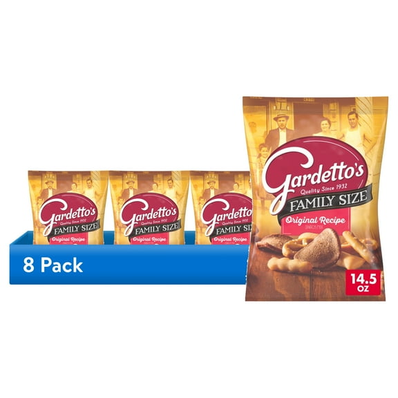 (8 pack) Gardetto's Snack Mix, Original Recipe, Family Size, 14.5 oz