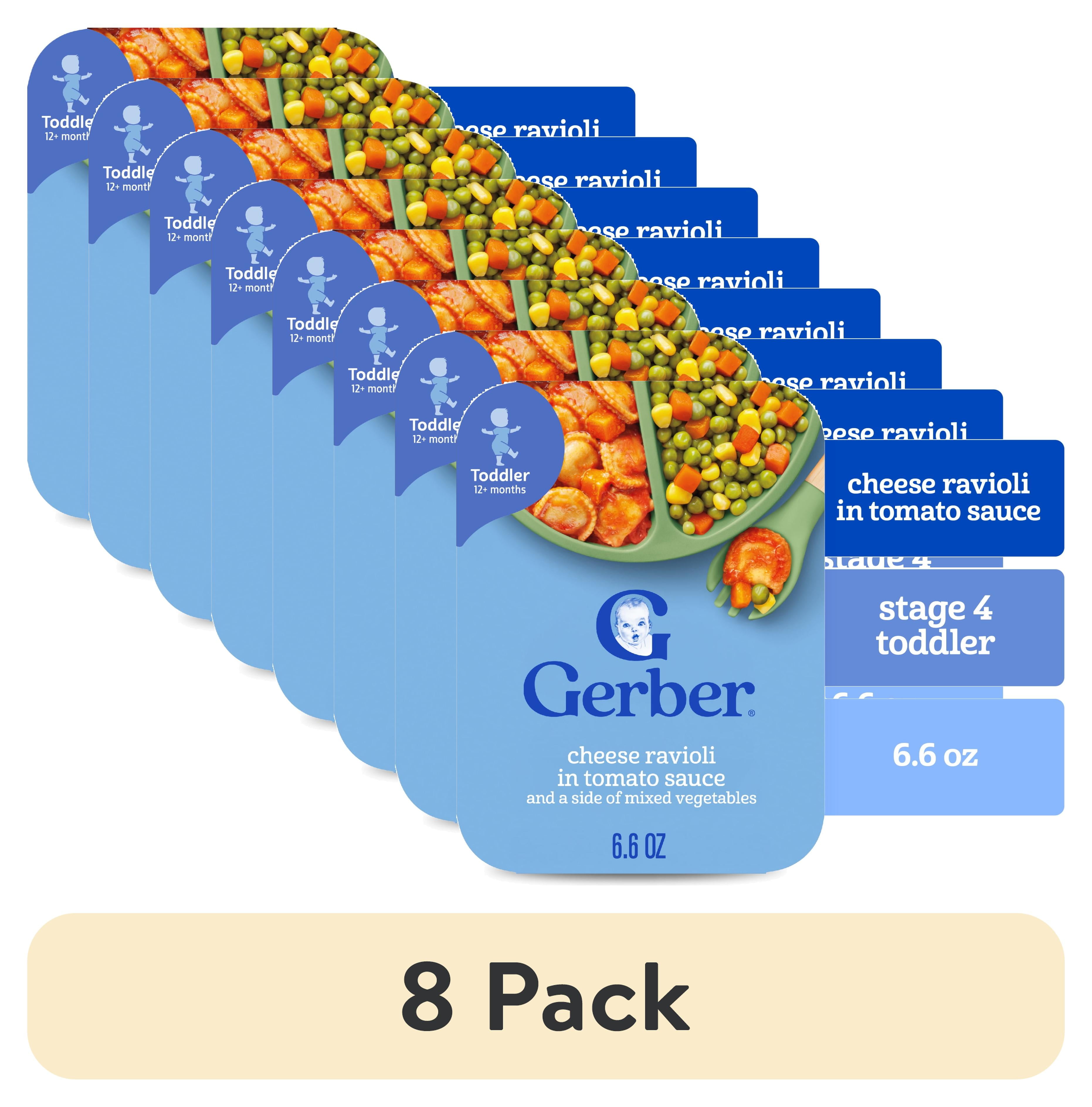 pack) Gerber Cheese Ravioli in Tomato Sauce with Mixed