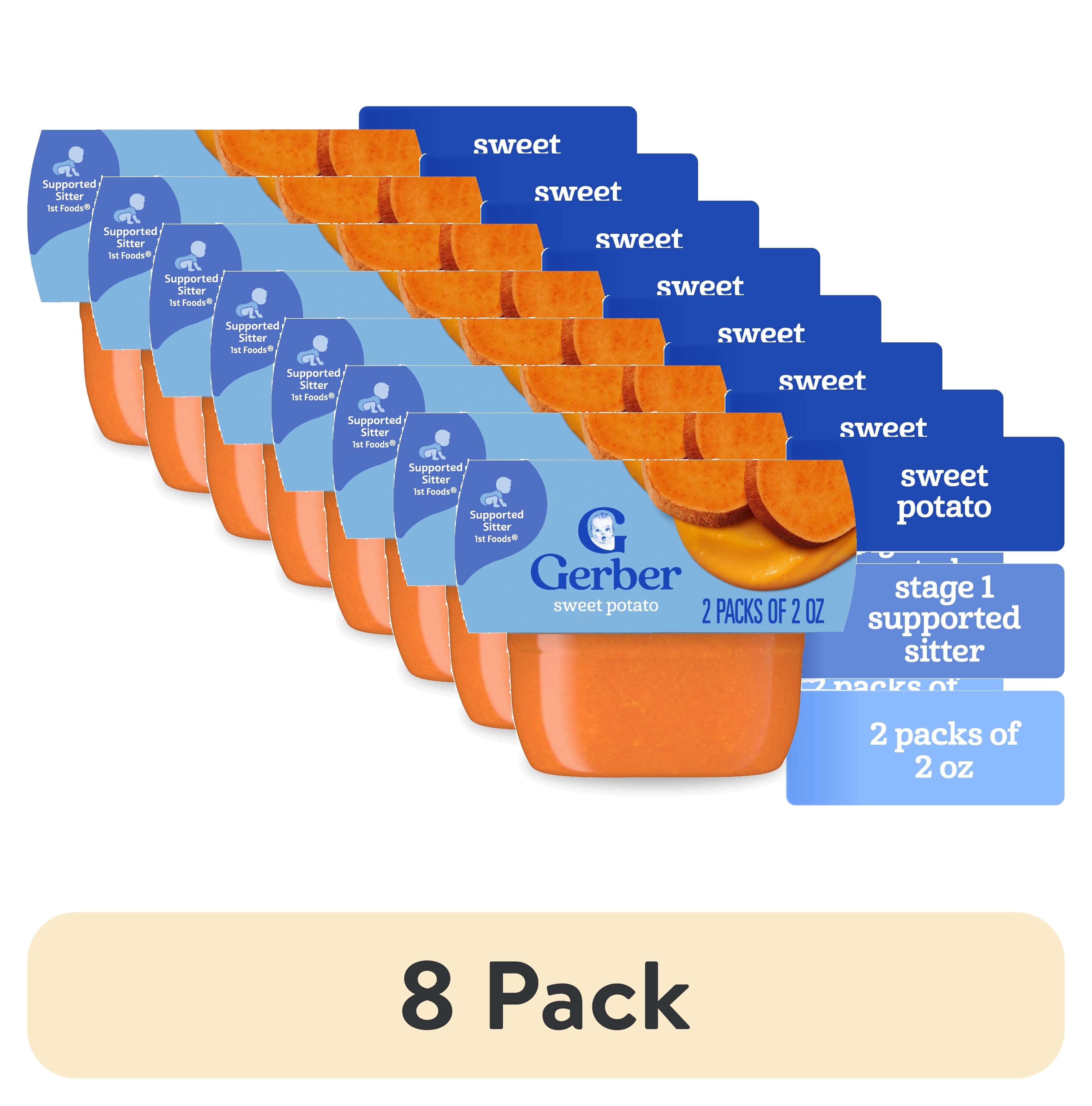 (8 pack) Gerber 1st Foods Baby Food, Sweet Potato Puree, Clean Label ...