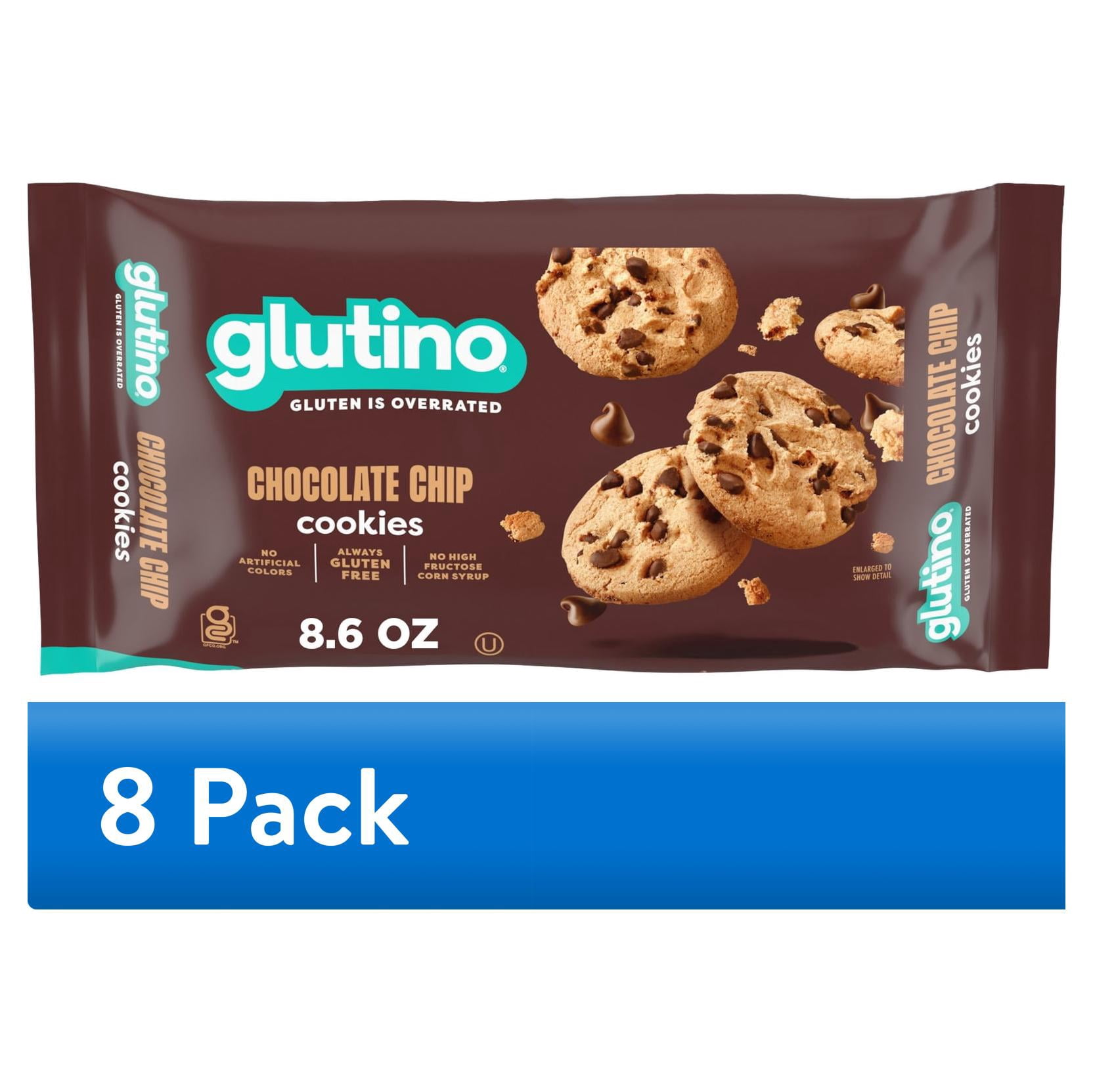 (8 pack) Glutino Gluten Free Chocolate Chip Cookies, 8.6 oz.