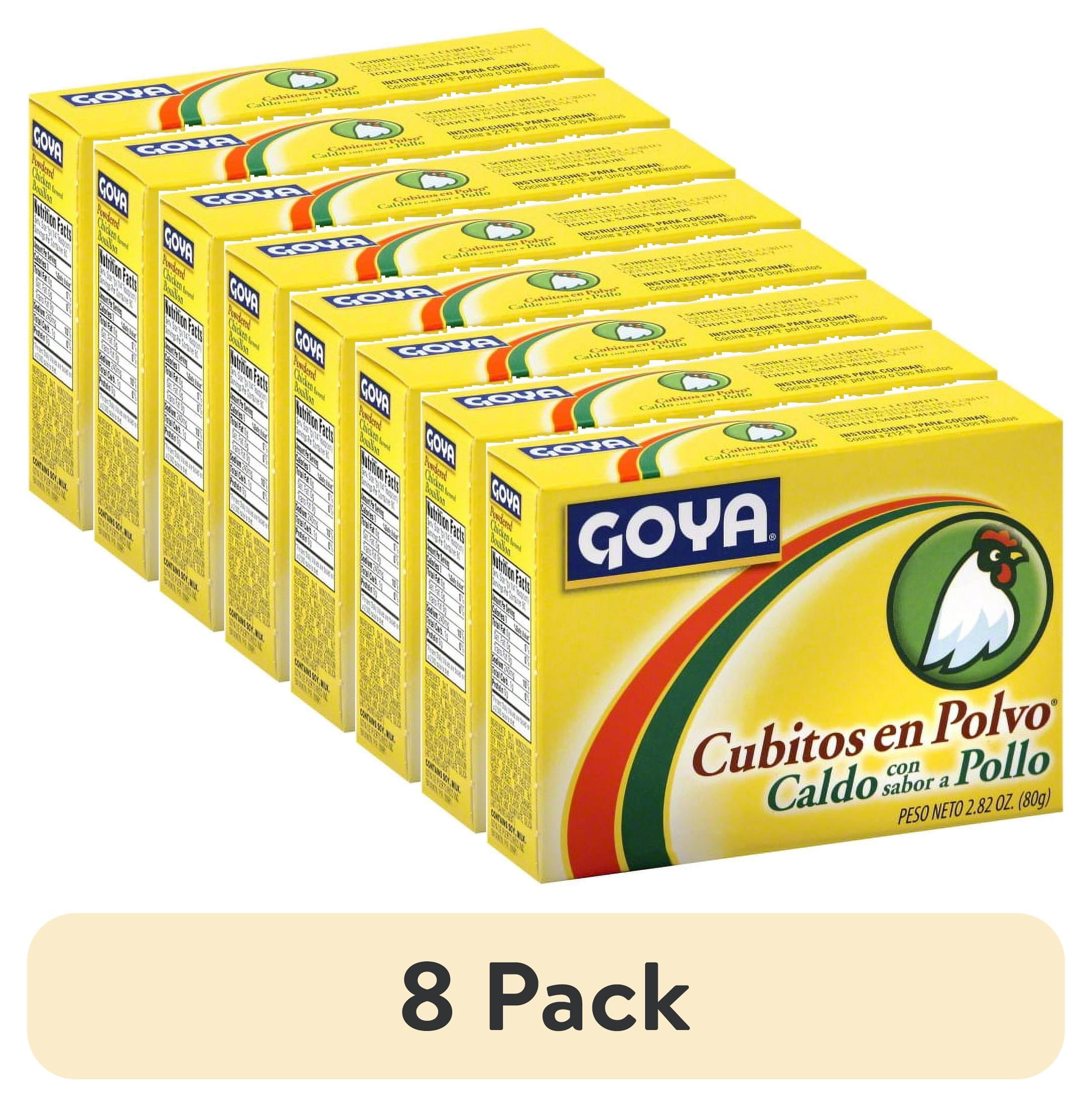 (8 pack) Goya Foods Chicken Bouillon Cubes, 2.82 oz