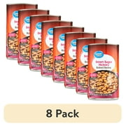 (8 pack) Great Value Brown Sugar Hickory Baked Beans, 28 oz Can