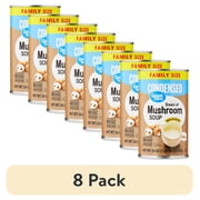 (8 pack) Great Value Cream of Mushroom Condensed Soup, Family Size, 26 oz