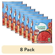 (8 pack) Great Value Crushed Tomatoes with Tomato Puree, 28 oz
