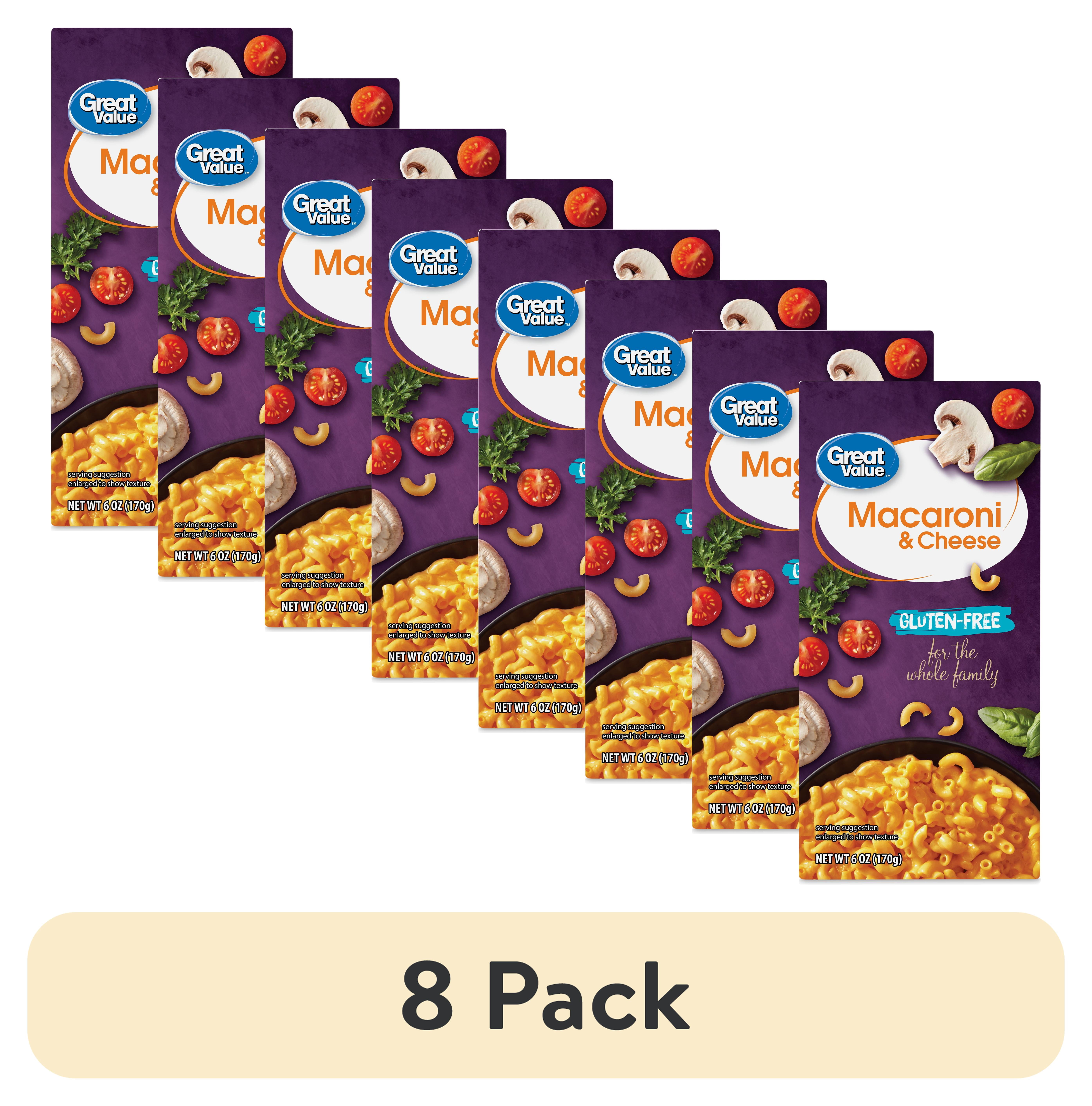 8 pack) Great Value Gluten-Free Macaroni & Cheese, 6 oz - Walmart.com
