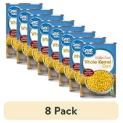 (8 pack) Great Value Golden Sweet Whole Kernel Corn, 15 oz