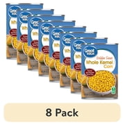 (8 pack) Great Value Golden Sweet Whole Kernel Corn, 15 oz