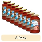 (8 pack) Great Value Mushroom Pasta Sauce, 24 oz