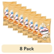 (8 pack) Great Value White Cheddar Fully Loaded Popcorn, 6.75 oz