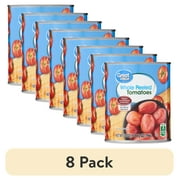 (8 pack) Great Value Whole Peeled Tomatoes, 28 oz