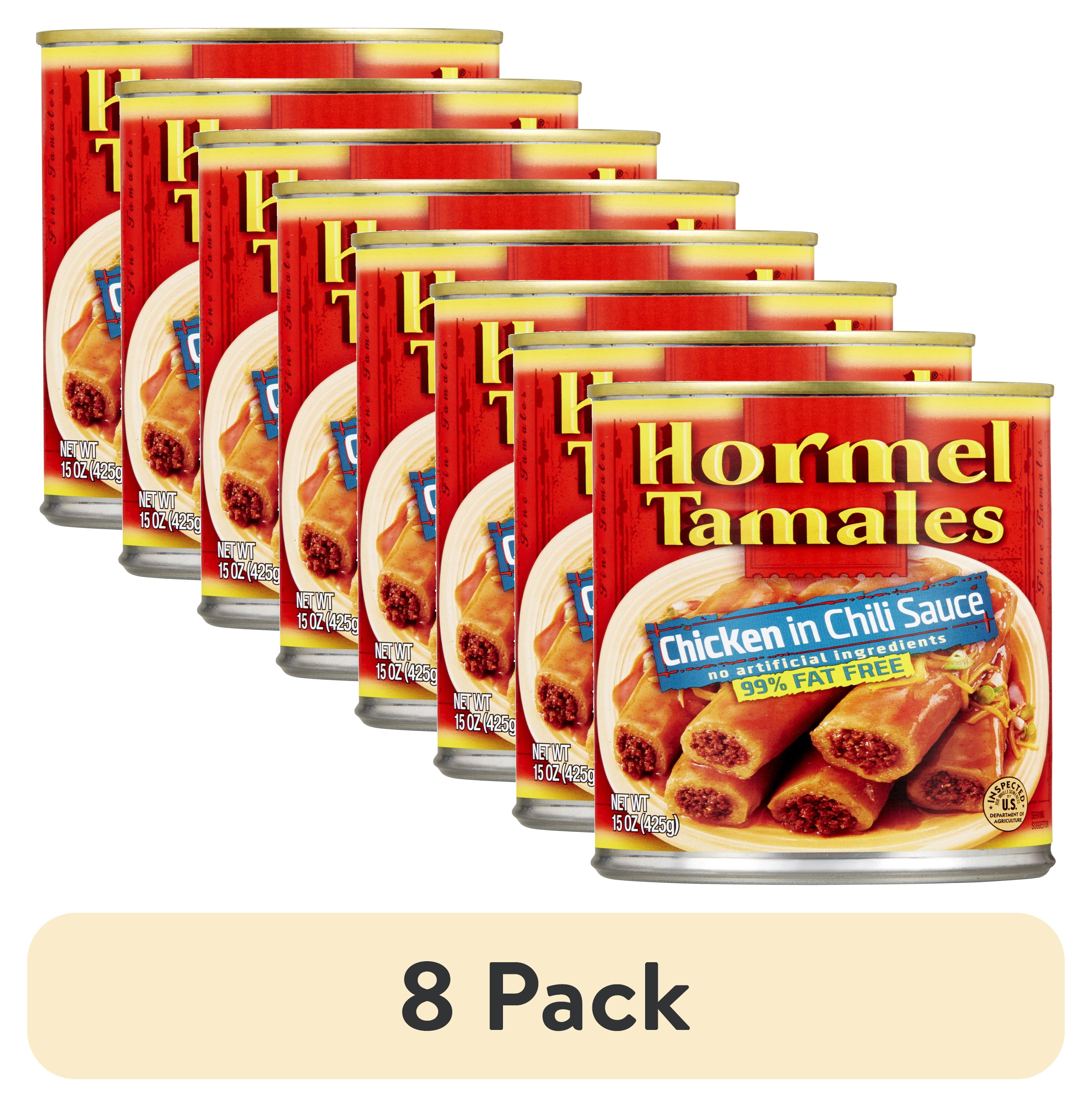 Hormel, Chicken Tamales, 15 oz Steel Can, Shelf Stable - Walmart.com