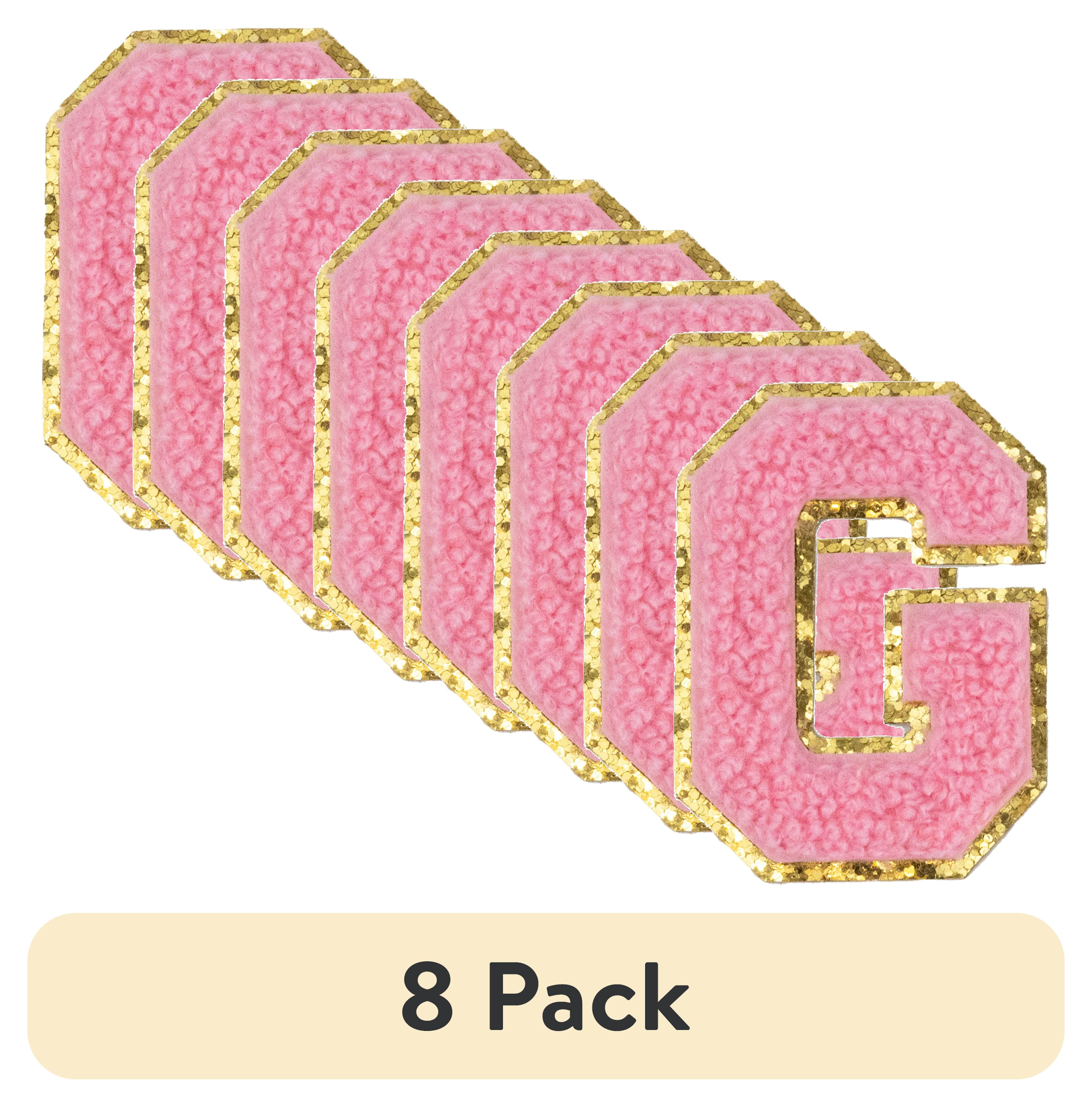 (8 pack) Hello Hobby Chenille G Pink Patch