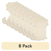 (8 pack) Hello Hobby Wood Dog Shape, Ready-to-Decorate Die-Cut Shape, 3.5" x 0.145" x 4", 0.03 lbs