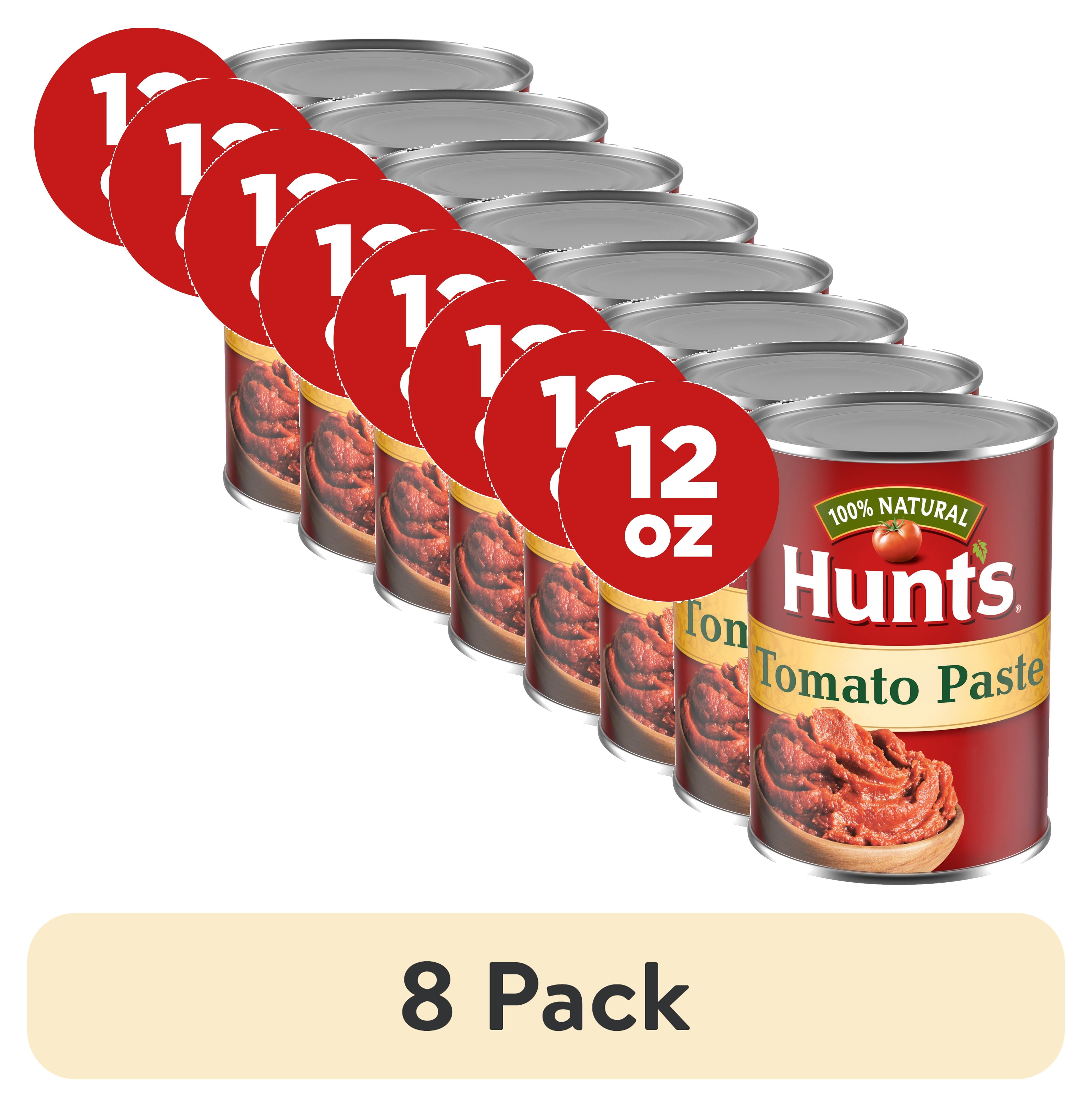 (8 pack) Hunts Tomato Paste, Perfect for Chili & Soups, 12 oz. Can