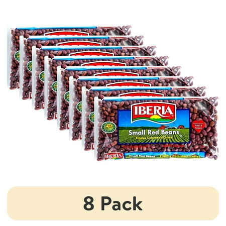 (8 pack) Iberia Small Red Beans, 16 oz