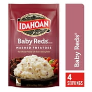 (8 pack) Idahoan Baby Reds Mashed Potatoes, 4.1 oz Pouch