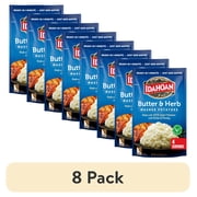 (8 pack) Idahoan Butter & Herb Mashed Potatoes, 4 oz Pouch