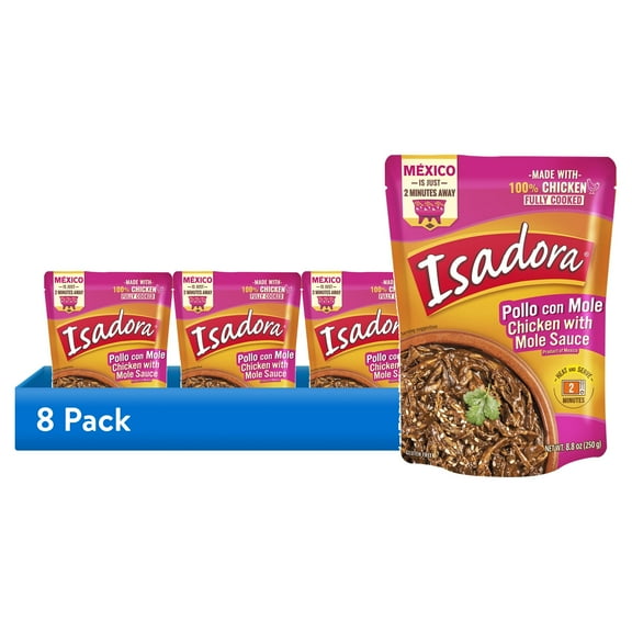 (8 pack) Isadora Chicken with Mole Sauce, 28 oz