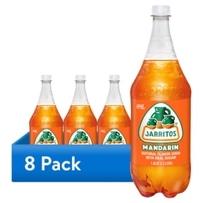 (8 pack) Jarritos Mandarin Soda, 1.58 qt