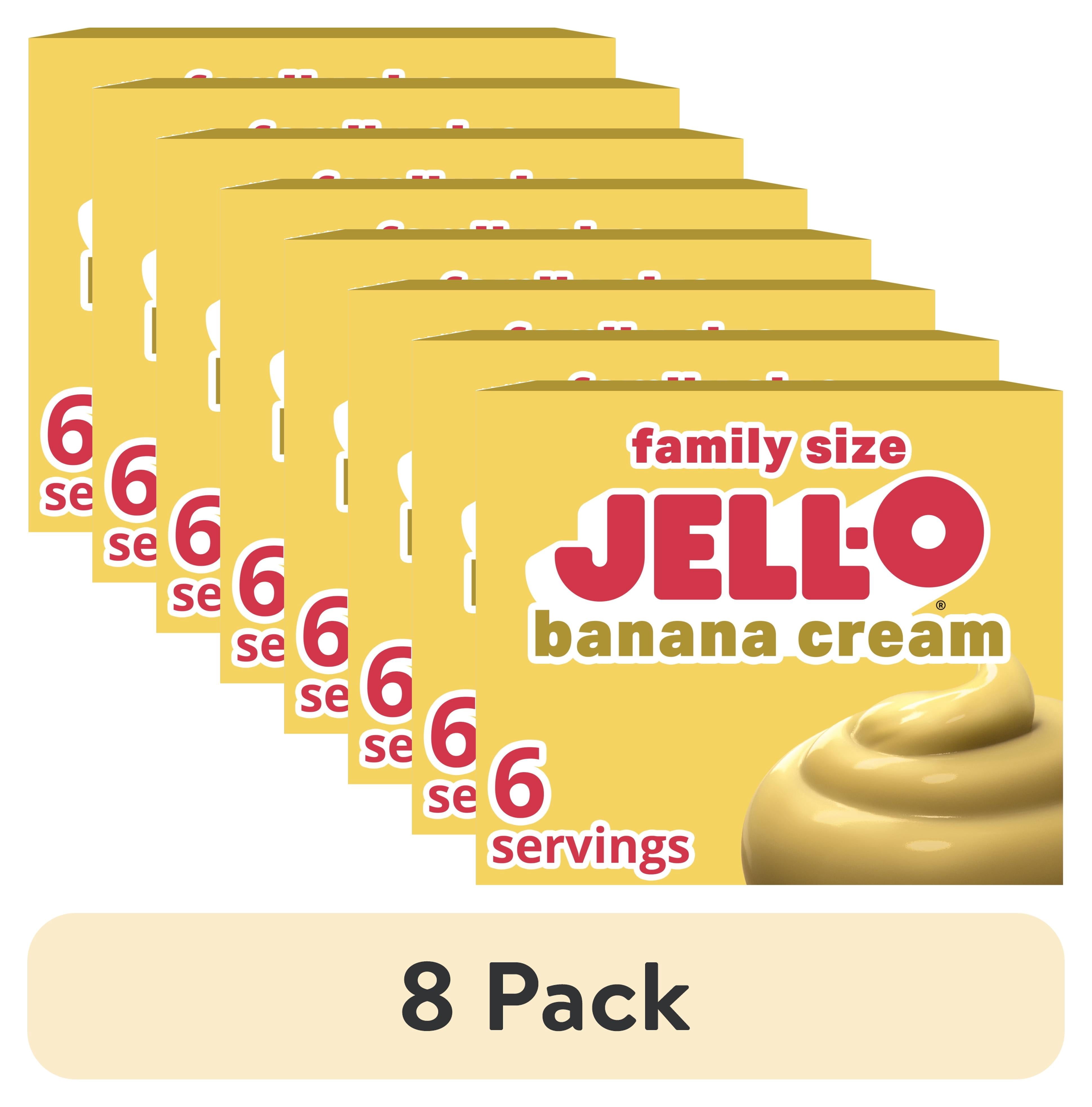 Jell-O, Instant Pudding Pie Filling, 5.1 oz, Banana Cream