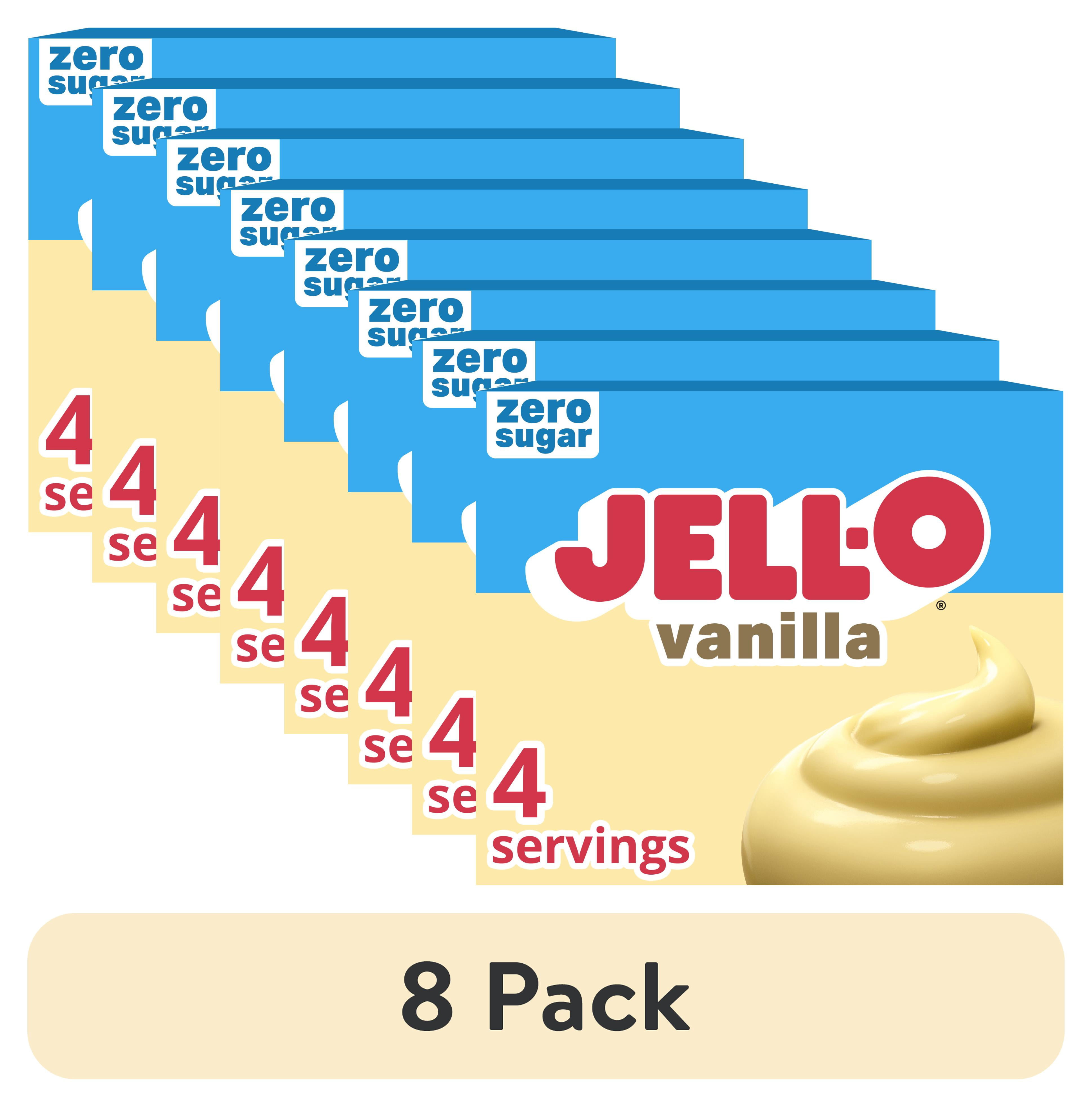 CHIECO All in one Gel 2本セット 8 pack) Jell-O Vanilla Zero Sugar Instant Reduced Calorie Pudding